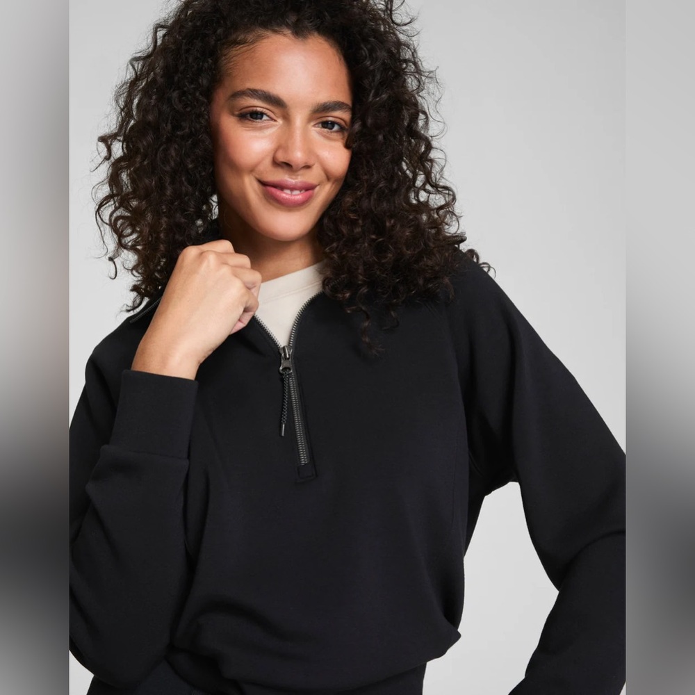 SPANX AirEssentials Half Zip Sweater